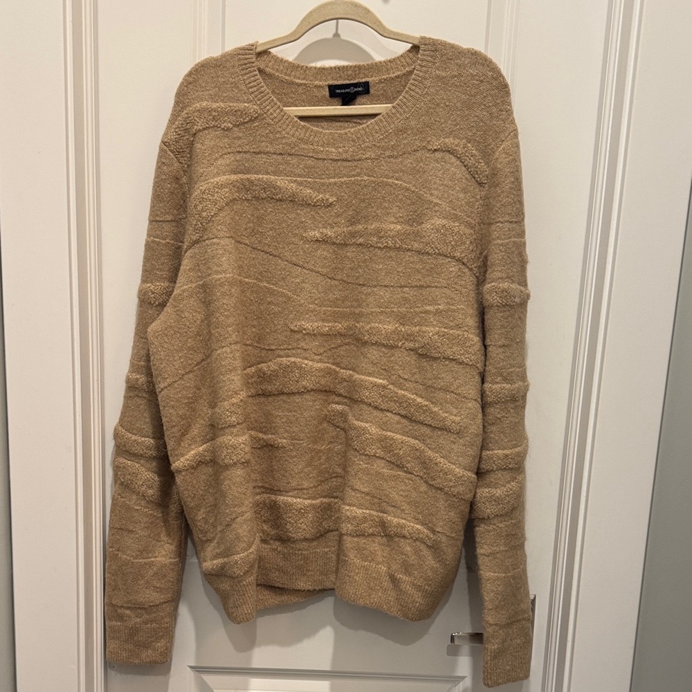 Treasure & Bond Tan Crewneck Sweater XXL - Picture 2 of 8